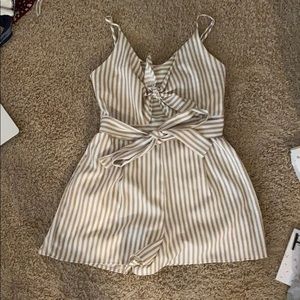 stripped romper